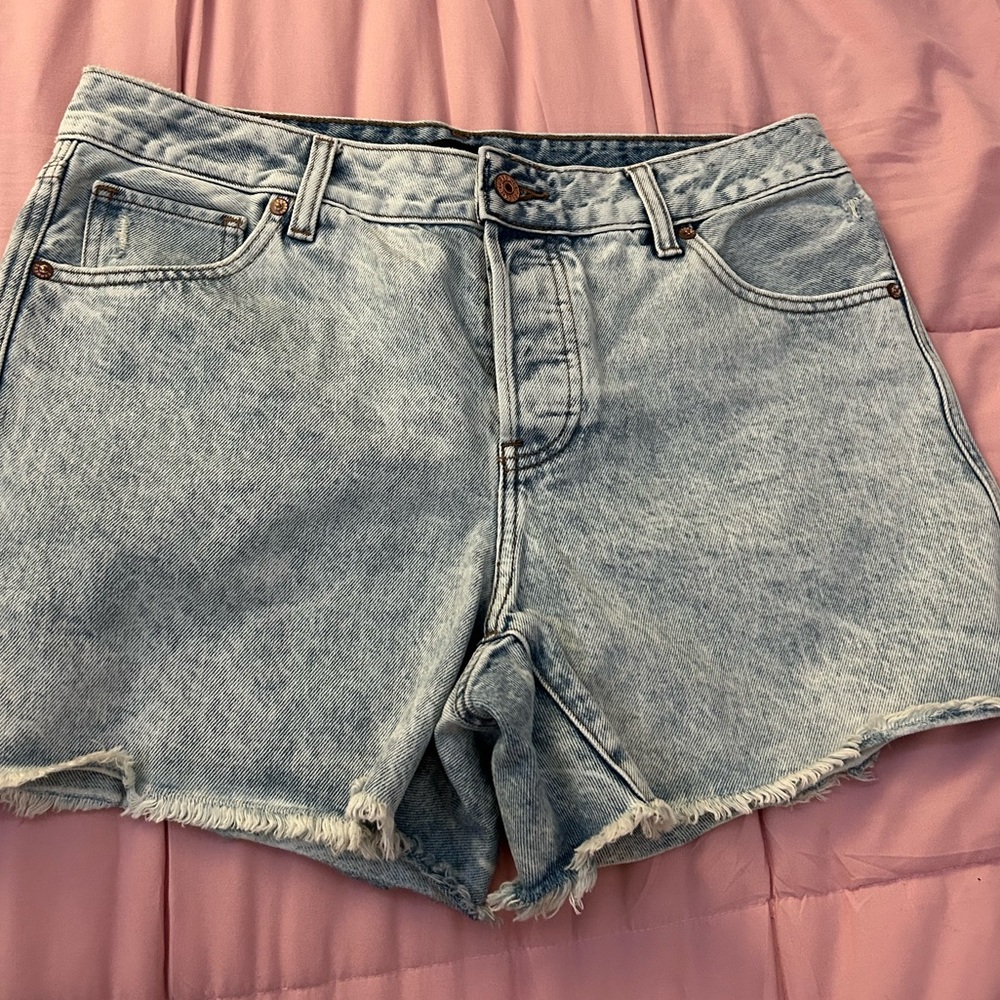 Express, mid-rise, size 8